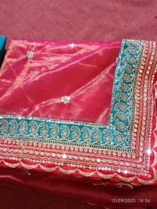 New Organza Saree 🧡