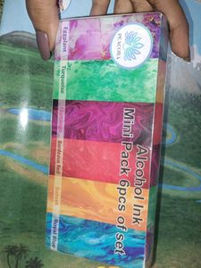Alcohol Ink Mini Pack – 6 Colors Set for Resin Art