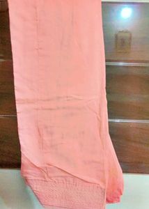 Gorgeous Hand Painted Prach Color 3 Piece Suit Se