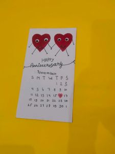 Anniversary Card Coustmis Gift 🎁