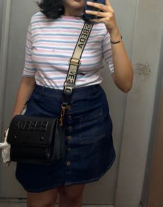 Mini Denim Skirt