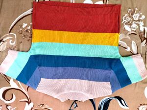 Rainbow Striped Top