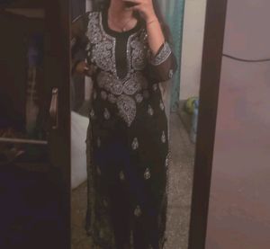Net Kurta With Inner Wear