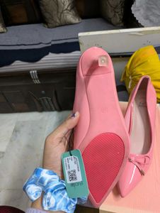 Pink Bow heels