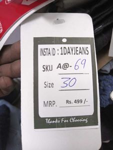 A@69 Size-30 Straight Jeans