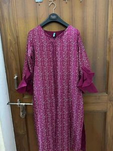 Bell Sleeves Trendy Kurti