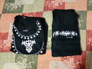 Elegant Embroidered Kurta Set