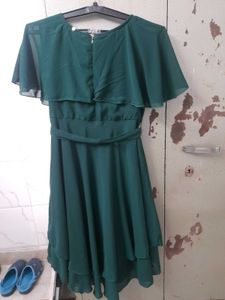 Green Wrap Dress