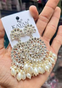 Monalisa Stone White Pearl Earrings | Women