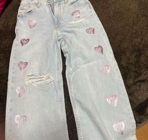 h&m wide leg jeans