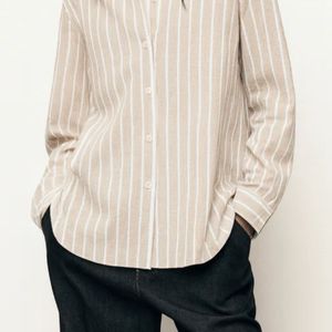 Striped Button-Down Shirt