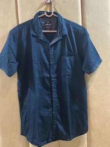 Mens Navy Blue Shirt