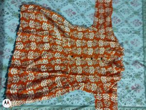 Stylish Orange Printed Top