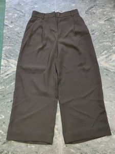 Wide Leg Cropped Pants length 35.5 inches