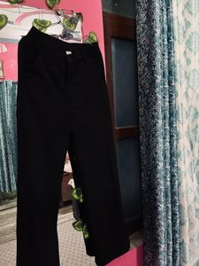Classic Black High-Waist Trousers