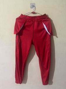 Red Cargo Joggers