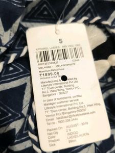 Elegant Blue Printed Kurta Dress