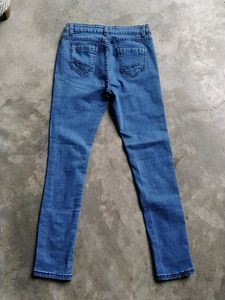 #New Skinny Denim Jeans Dark Blue