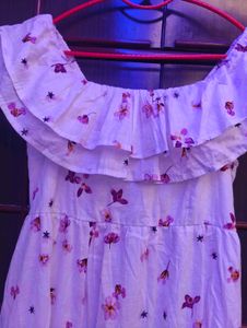 Floral Off-Shoulder Maxi Dress