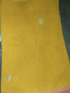 Pinkish Yellow Saree