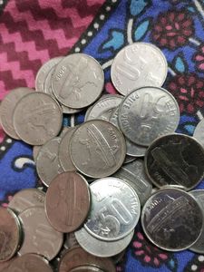 50 Paise Coin In 1kG