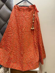 Orange Chaniya Choli