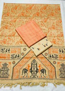 Pure Cotton Elegant Hand Printed Kurta Set