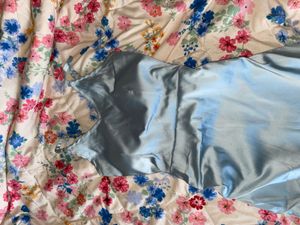 Silky Blue Dress