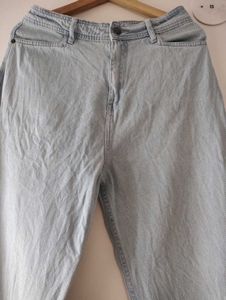 Wide Leg Jeans For Women, Light Blue, 30inch