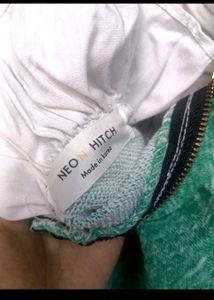 IMPORTED KOREAN Green Half-Zip Pullover