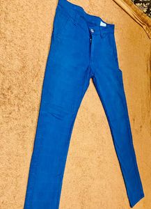 Nevy Blue Pro Fit Cotton Jeans