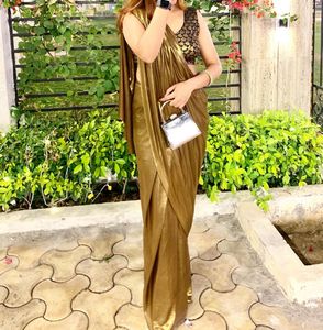 Elegant Gold Saree