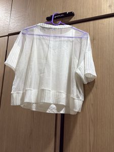 White Sheer Top
