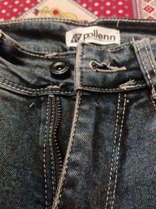 Grayish Blue Cargo Denim Jean 28 Inch.