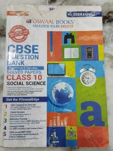 Class 10 Oswal SST GUIDE / Question Bank.