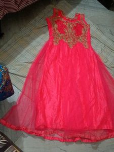 Elegant Pink Embroidered Saree