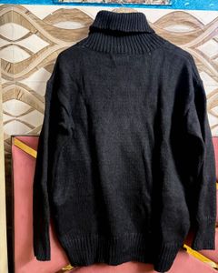 Black Turtleneck Sweater