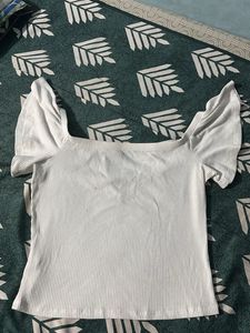 Mango Basics Ribbed Top