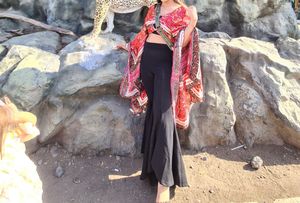 Handkerchief Pattern Crop Top