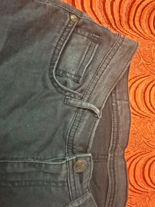 Dark Grey Denim Jeans