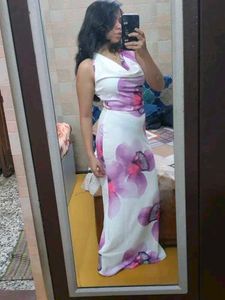 floral backless dress 💓