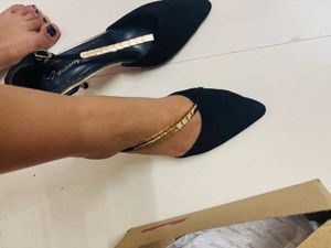 Black Pencil Heels