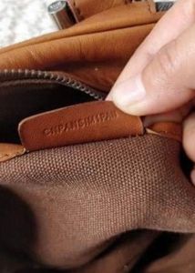 Auth Burberry House Check Pattern Shoulder Bag