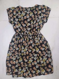 Floral Print Mini Dress