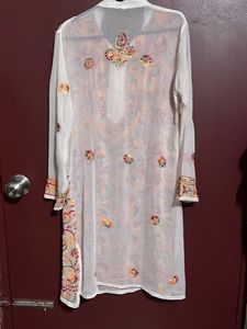 Price Drop! Chikankari White Kurta