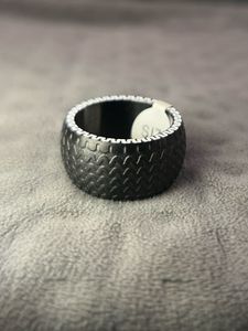 Asphalt Mens Ring
