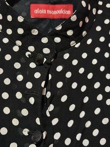 Polka Dot Sleeveless Midi Dress