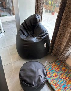 KAM&#39;S LIEU 4XL Bean Bag with Footrest &amp; Cushion