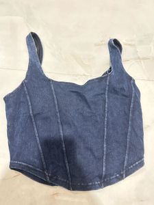 Denim Corset Top (Savana)