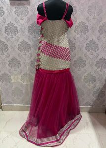 Elegant Pink Party Gown